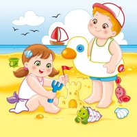 in spiaggia